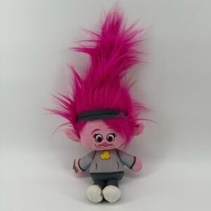 Hasbro DreamWorks Trolls Poppy Character Plush Toy Styllin Hair Series